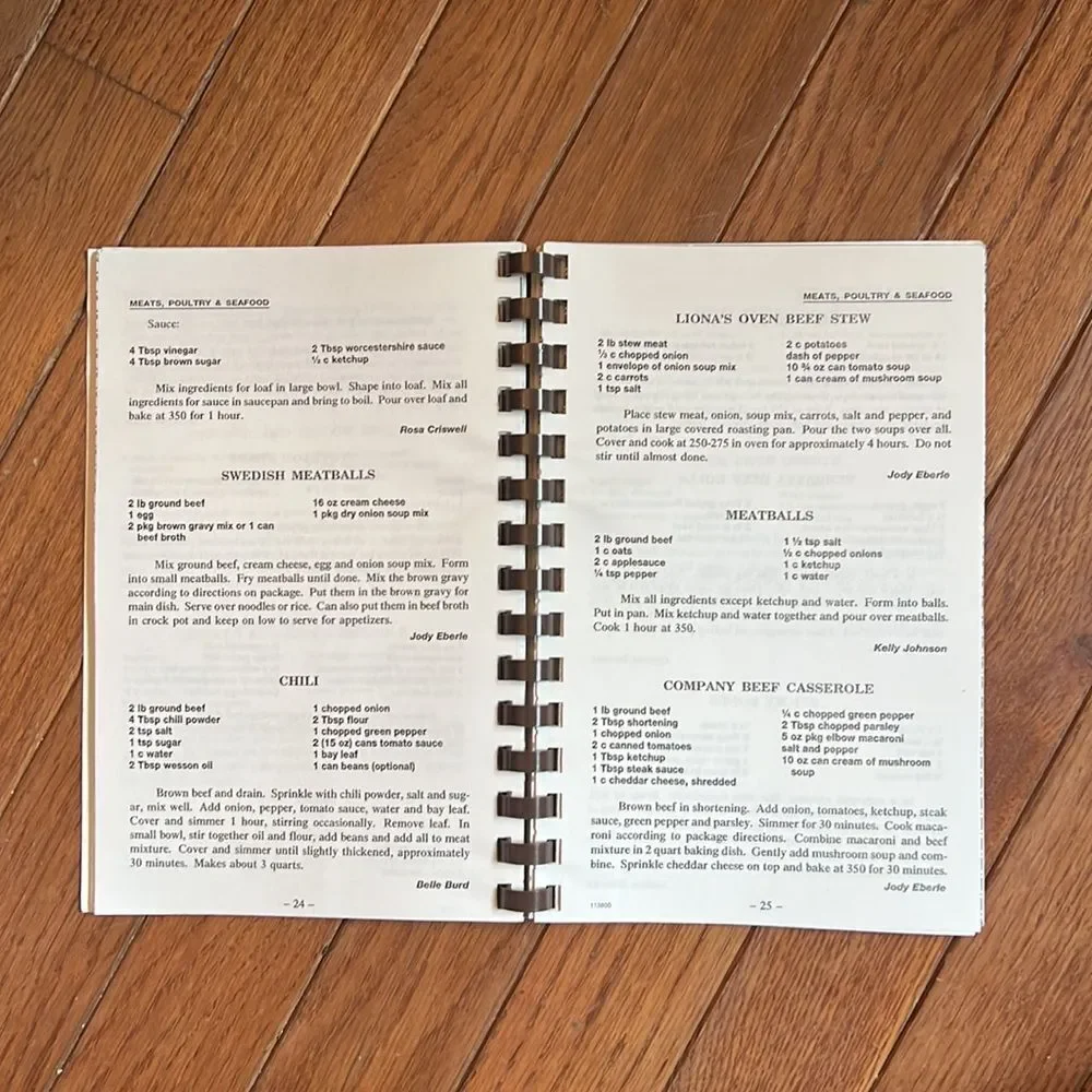 Vintage Our Daily Bread Maranatha Baptist Church Ladies Auxiliary Cookbook
